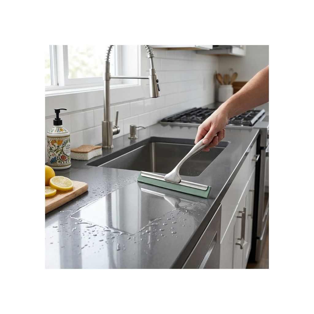 Homecyra Kitchen Wiper Pack of 2 | Streak-Free Glass & Bathroom Cleaning Wiper | Comfortable Grip | Durable Squeegee